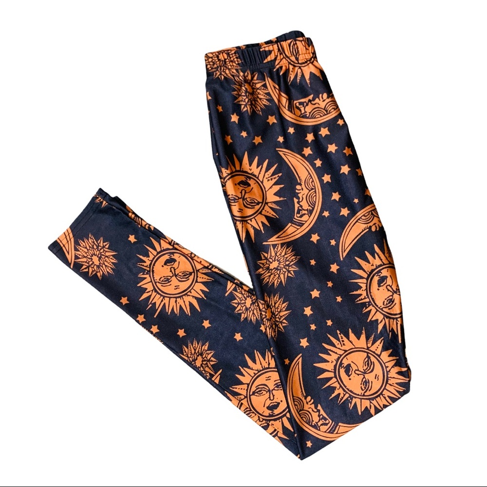 Sun And Moon Hippie Vibe Leggings - image 4